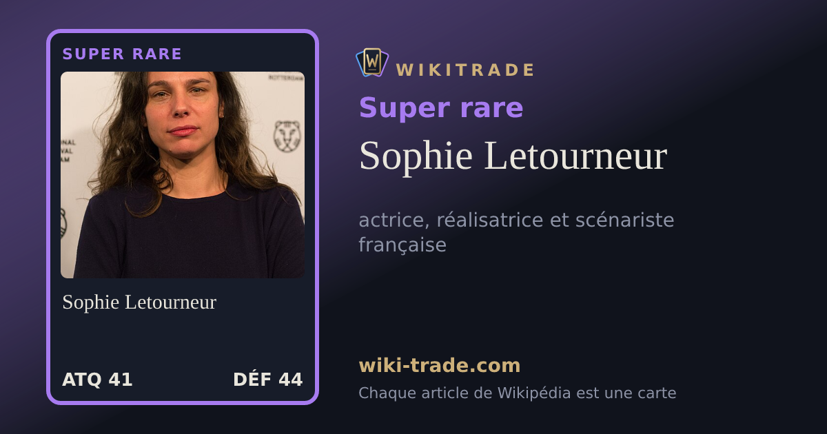 Sophie Letourneur — carte Super rare