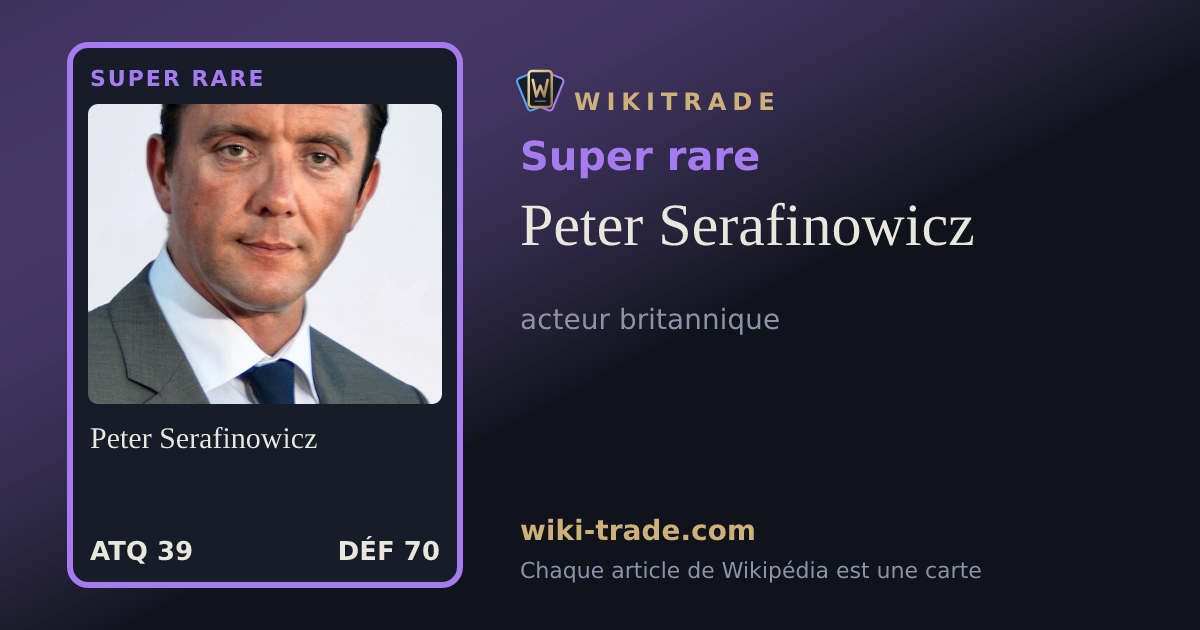 Peter Serafinowicz — carte Super rare
