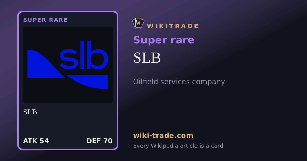 SLB — Super rare card