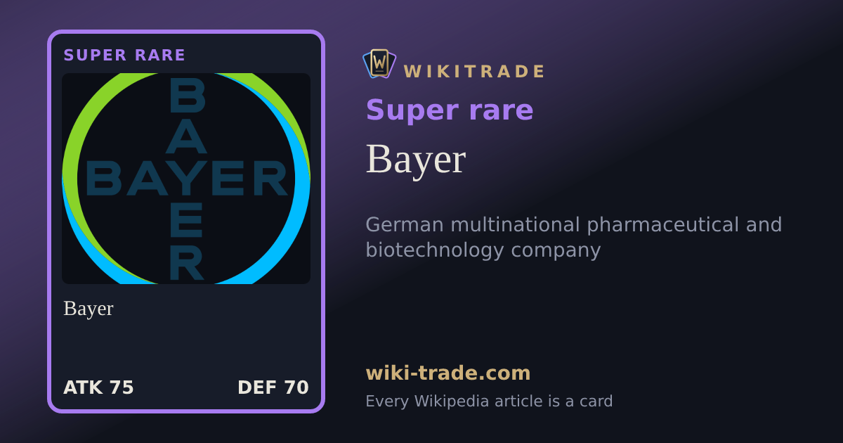Bayer — Super rare card