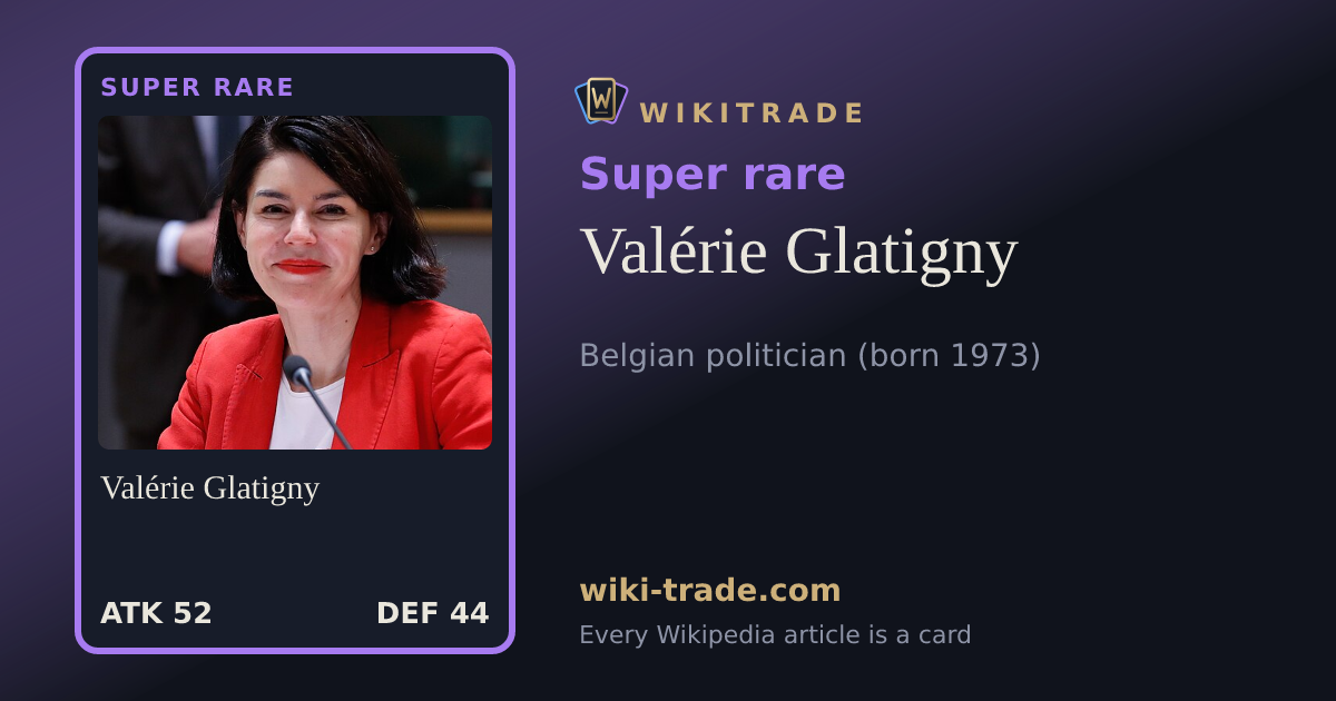 Valérie Glatigny — Super rare card