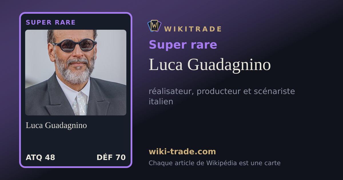 Luca Guadagnino — carte Super rare