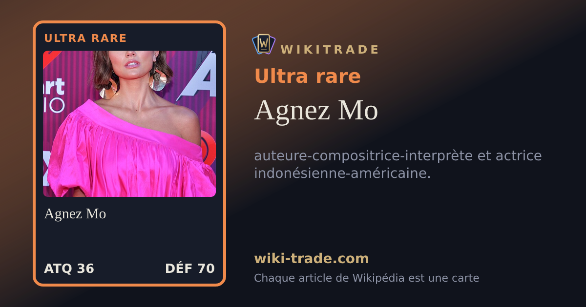 Agnez Mo — carte Ultra rare