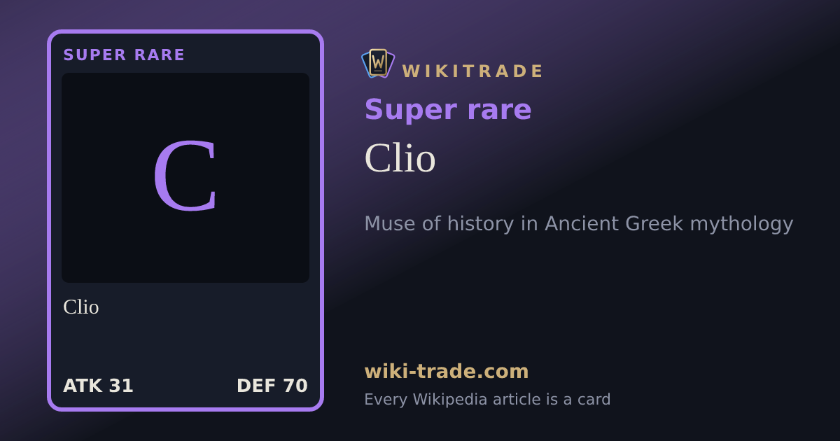 Clio — Super rare card