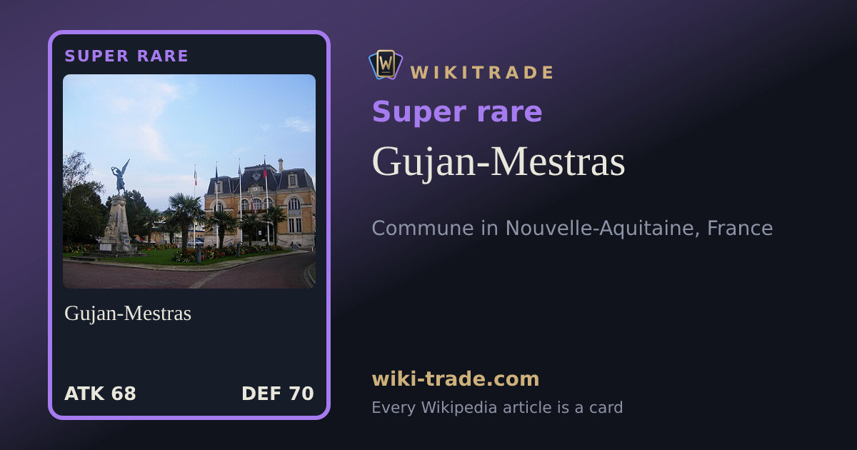 Gujan-Mestras — Super rare card