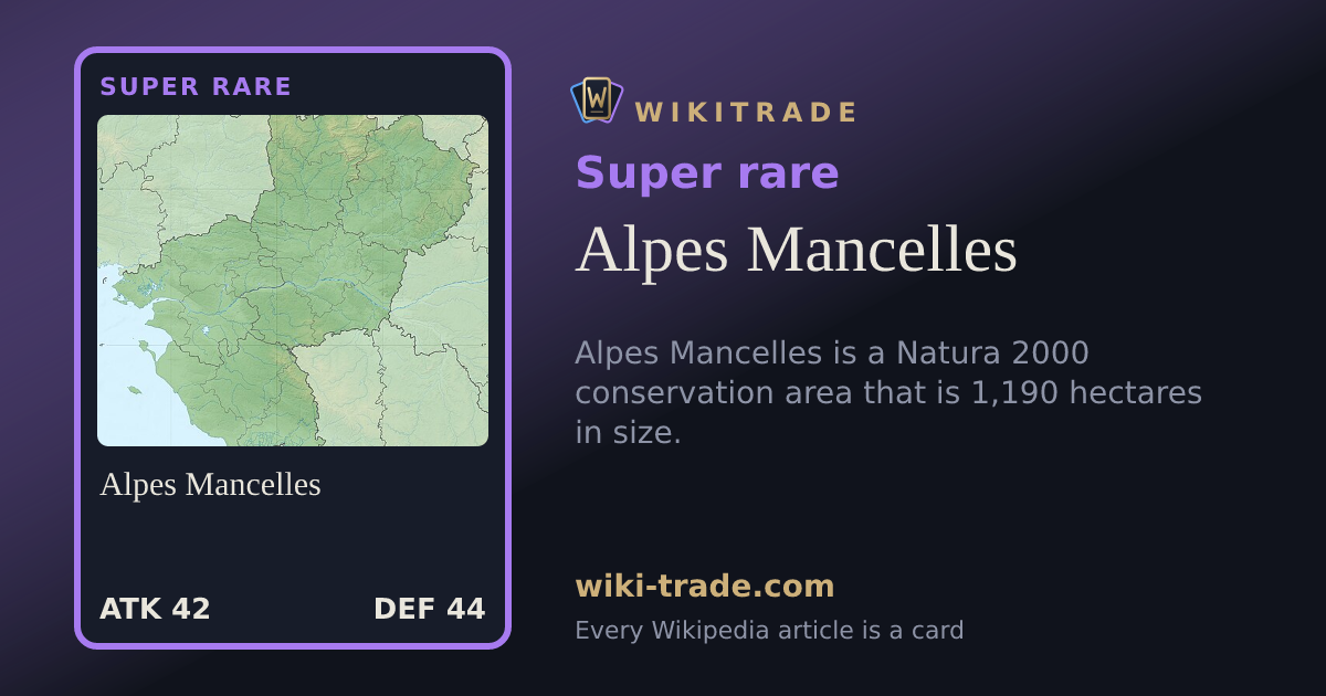 Alpes Mancelles — Super rare card