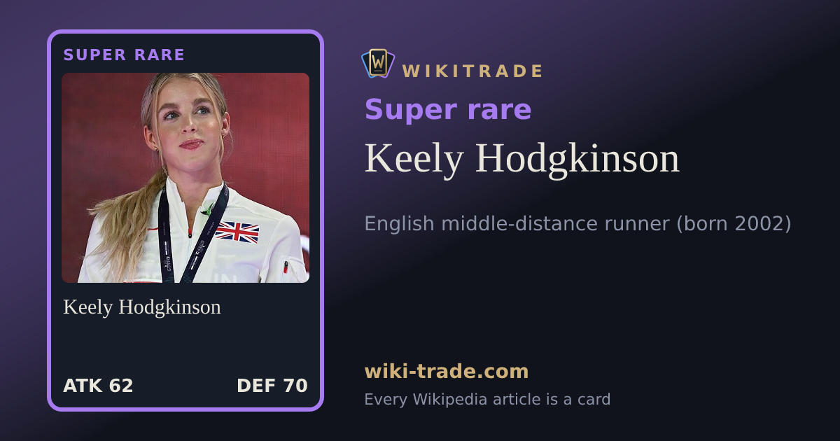 Keely Hodgkinson — Super rare card