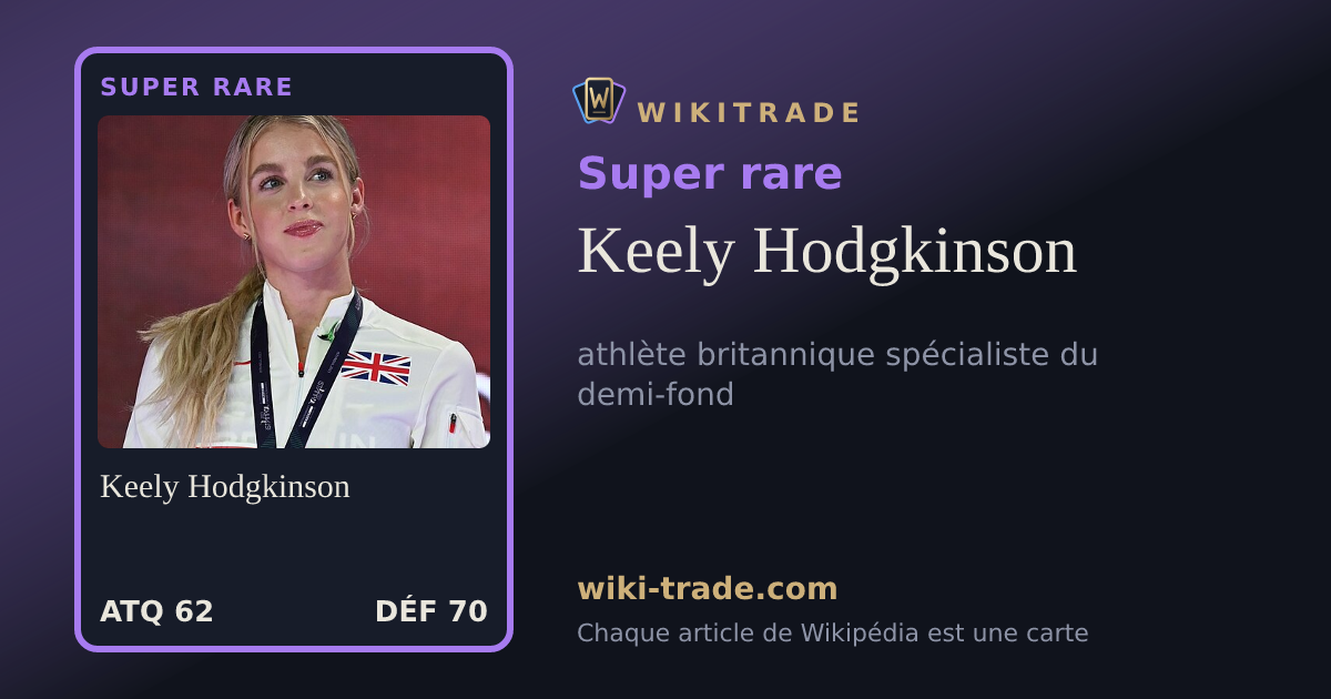 Keely Hodgkinson — carte Super rare