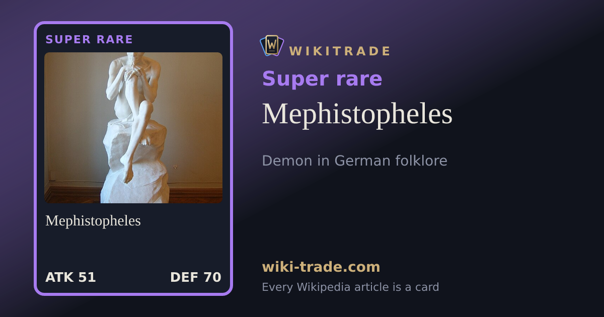 Mephistopheles — Super rare card