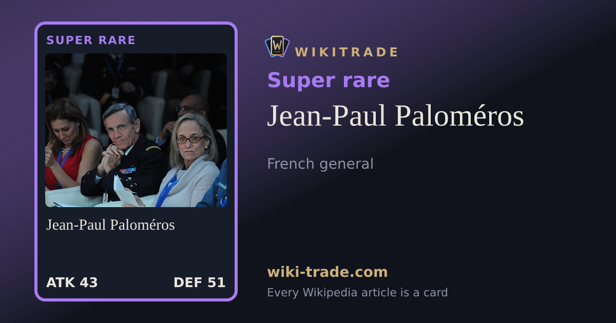 Jean-Paul Paloméros — Super rare card