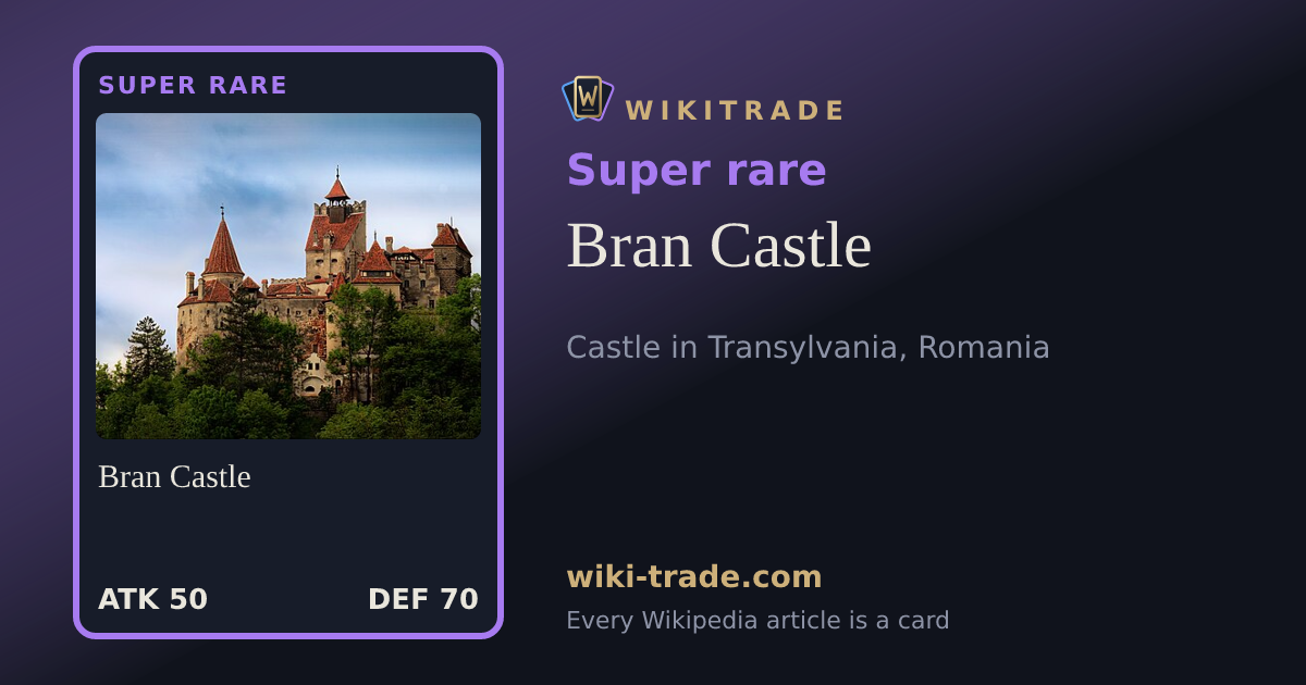 Bran Castle — Super rare card
