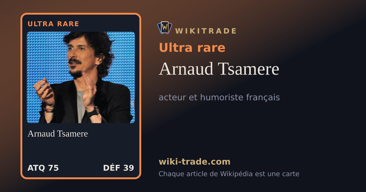 Arnaud Tsamere — carte Ultra rare