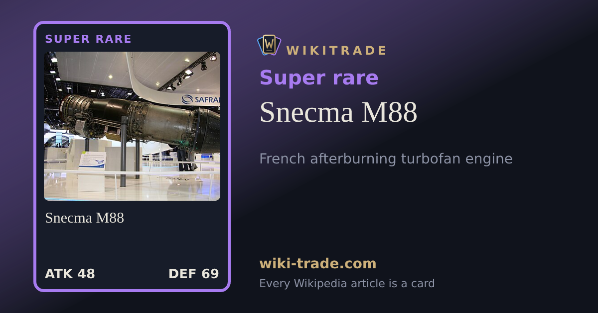 Snecma M88 — Super rare card