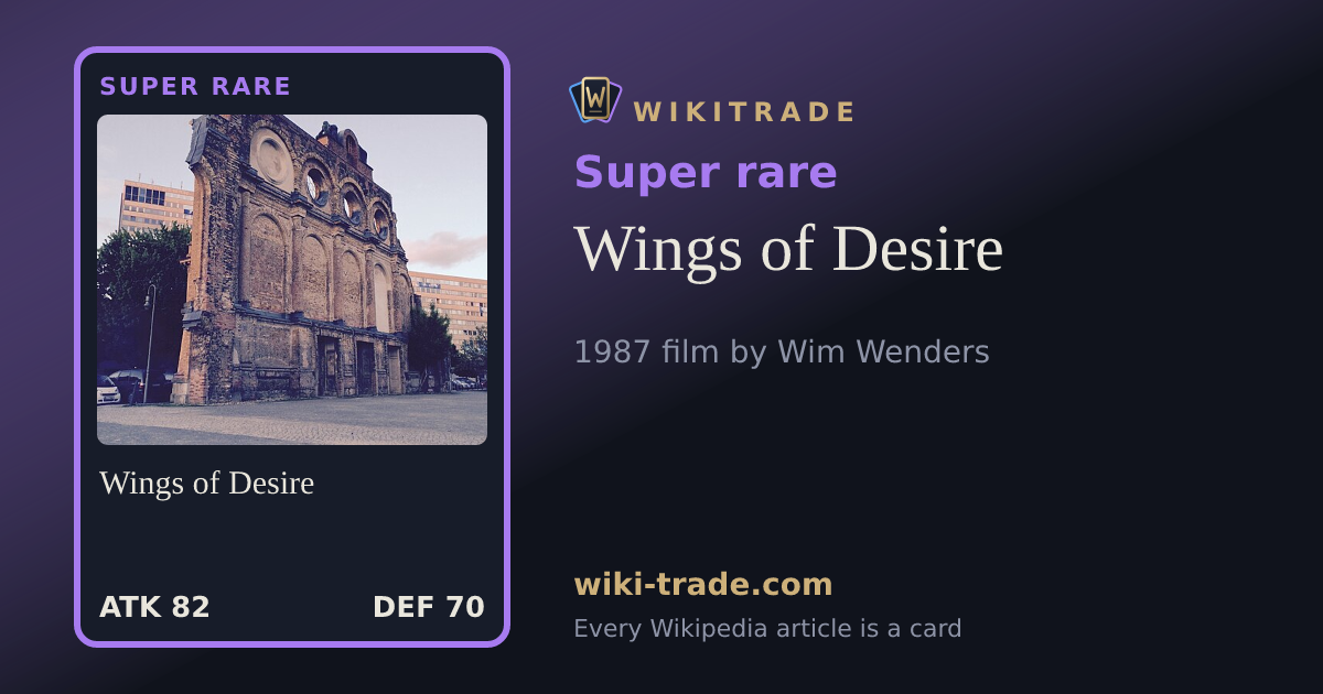 Wings of Desire — Super rare card
