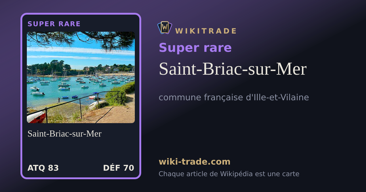 Saint-Briac-sur-Mer — carte Super rare