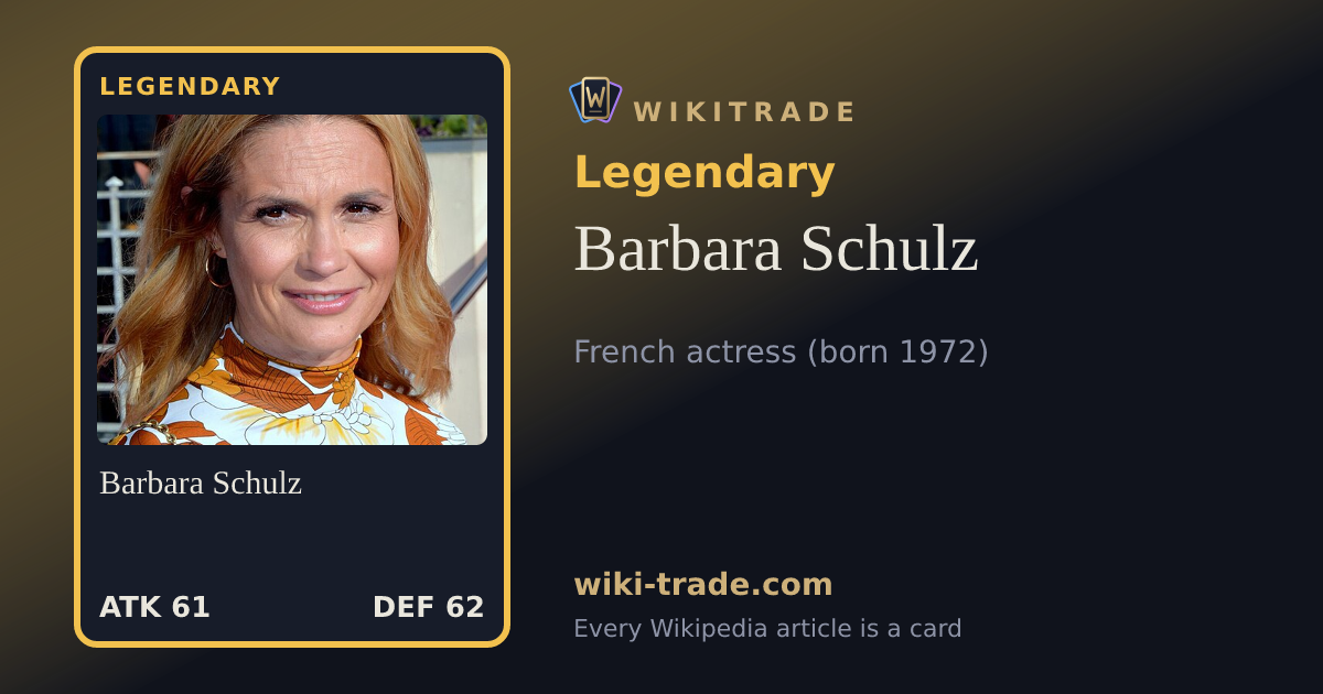 Barbara Schulz — Legendary card