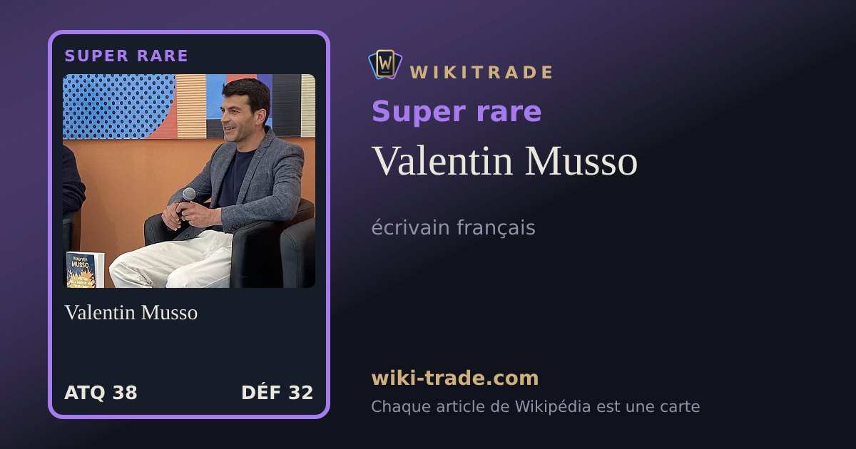 Valentin Musso — carte Super rare