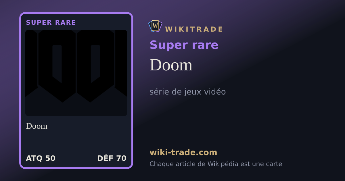 Doom — carte Super rare