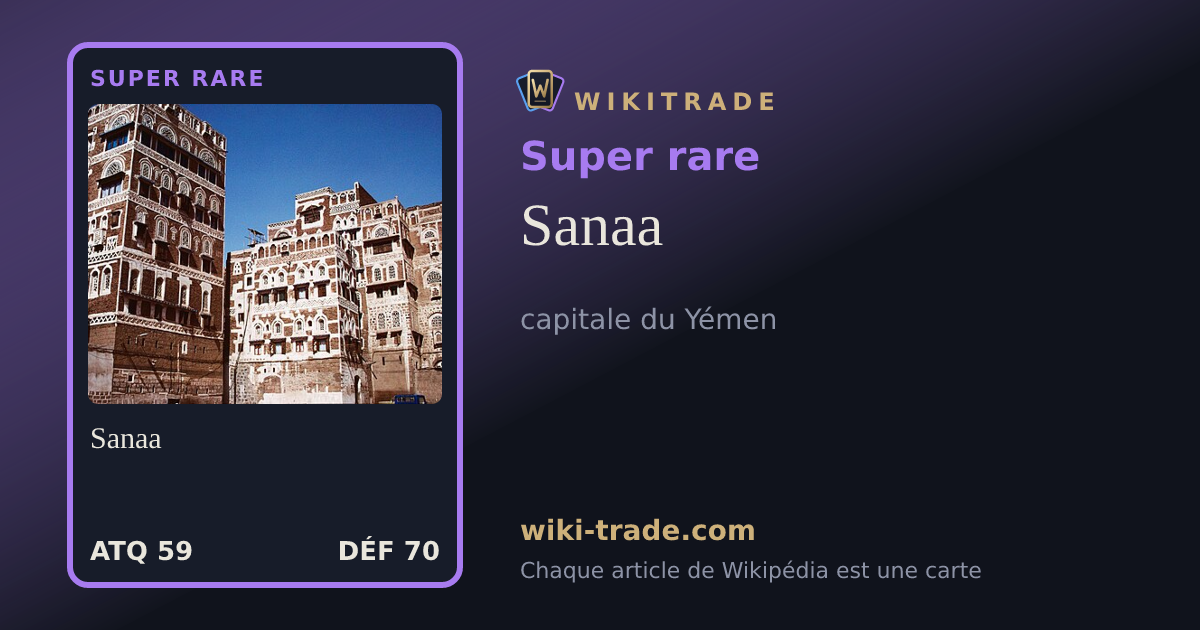 Sanaa — carte Super rare