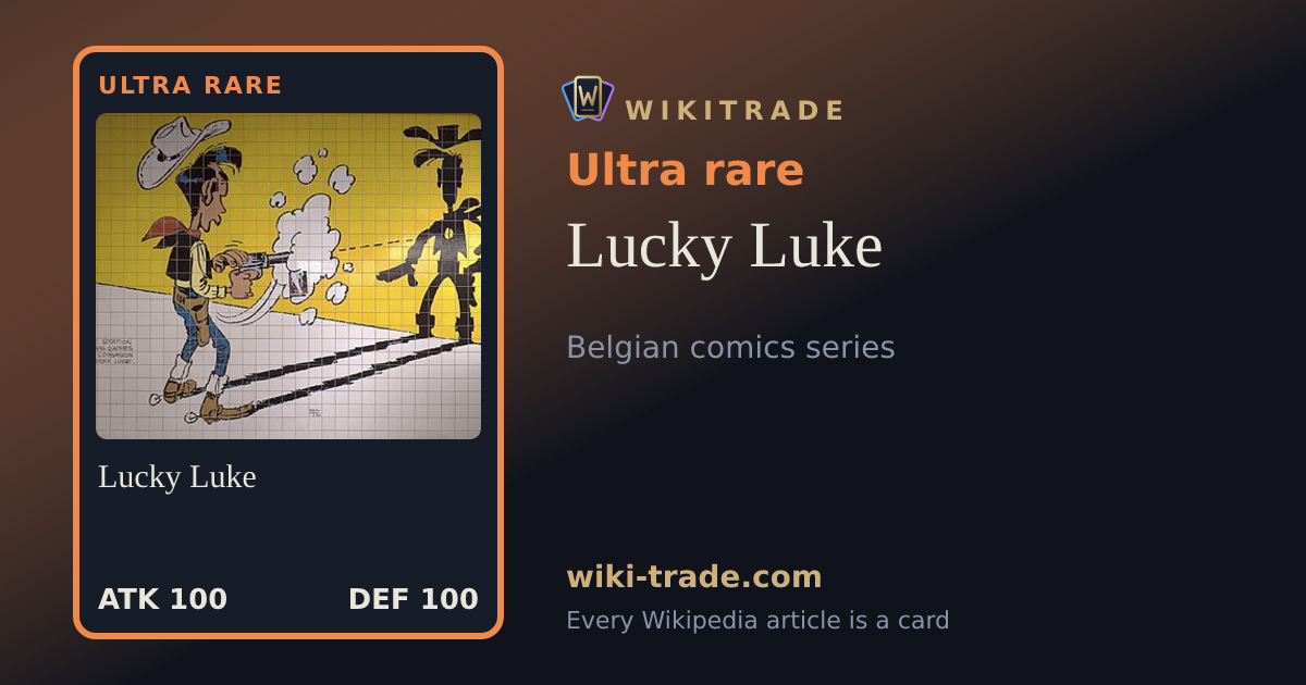 Lucky Luke — Ultra rare card