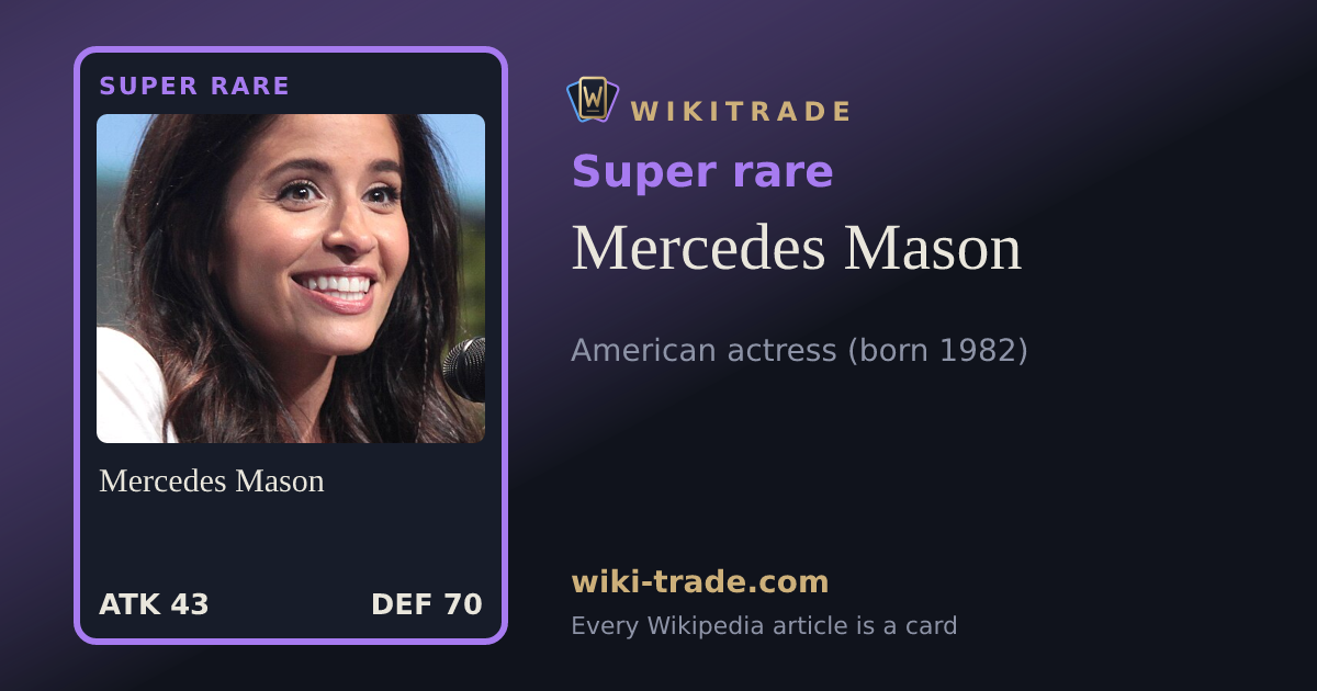 Mercedes Mason — Super rare card