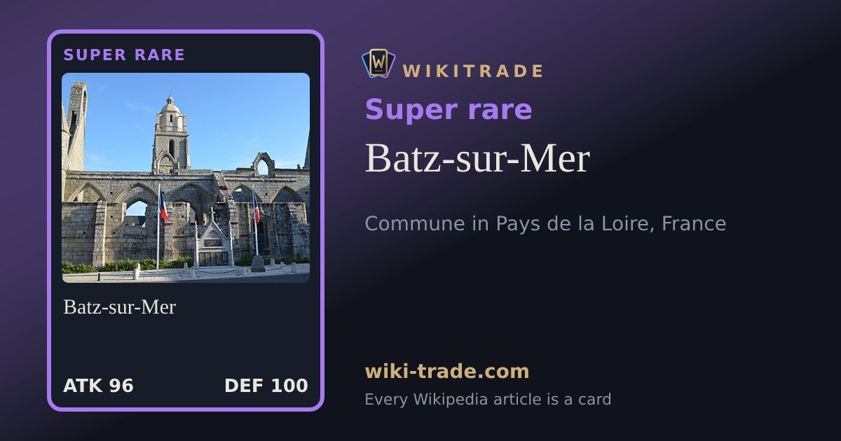 Batz-sur-Mer — Super rare card