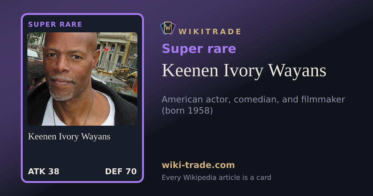 Keenen Ivory Wayans — Super rare card