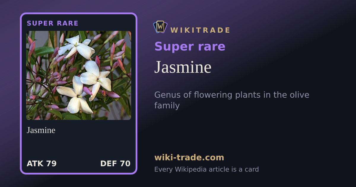 Jasmine — Super rare card
