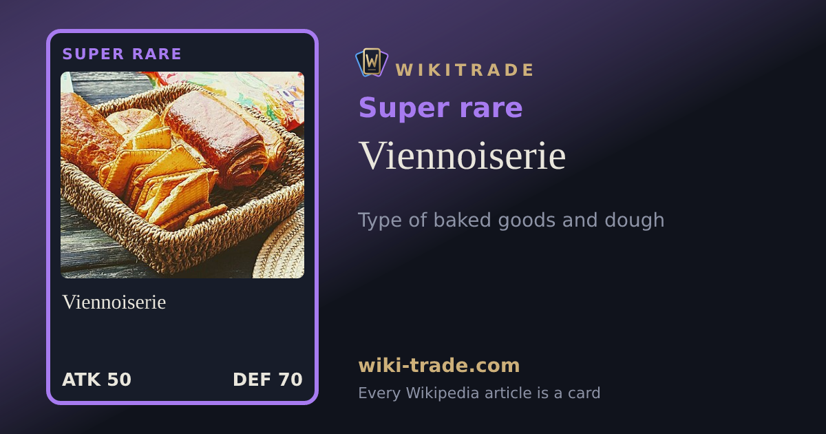 Viennoiserie — Super rare card