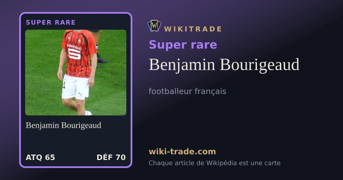 Benjamin Bourigeaud — carte Super rare