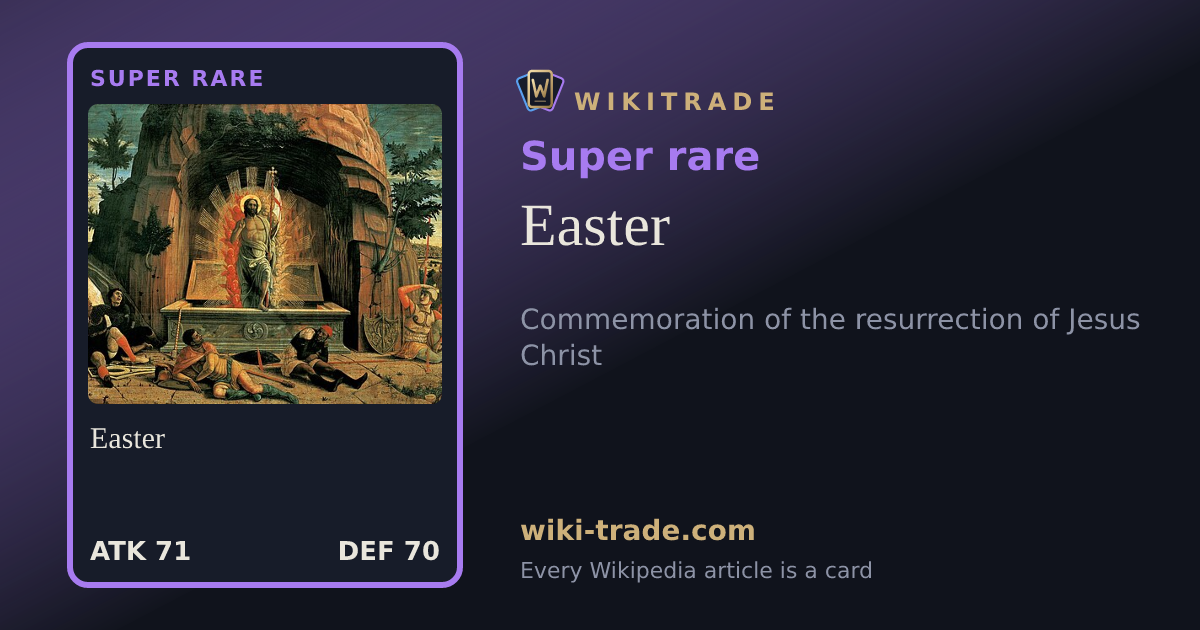 Easter — Super rare card