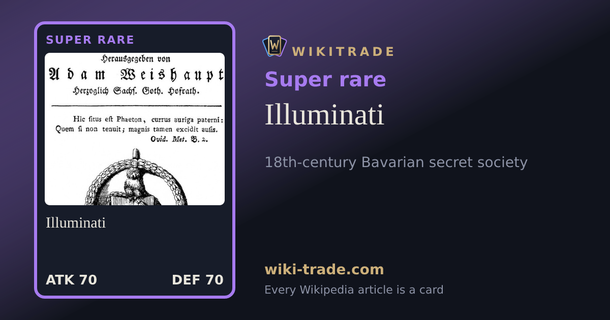Illuminati — Super rare card