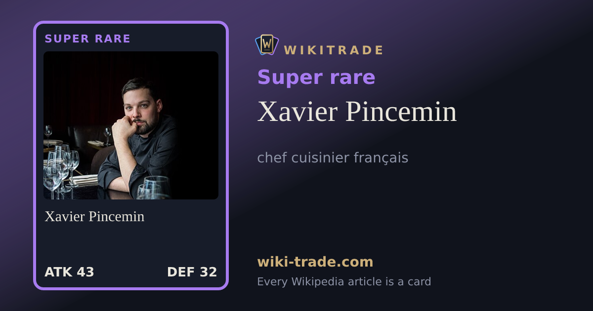 Xavier Pincemin — Super rare card