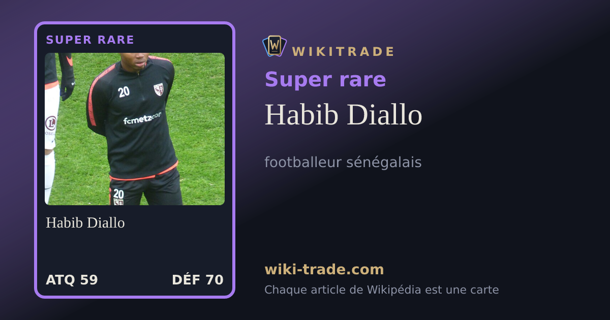 Habib Diallo — carte Super rare