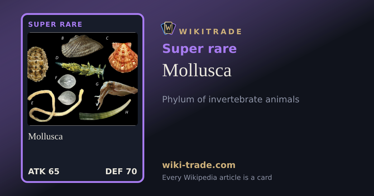 Mollusca — Super rare card