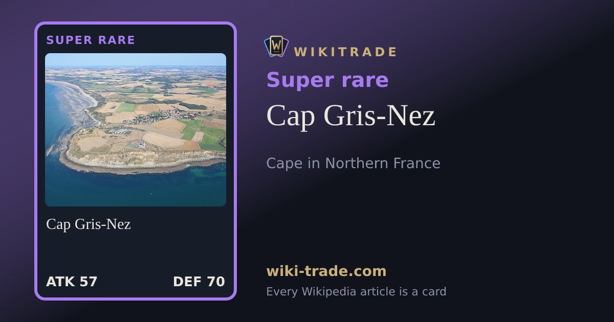 Cap Gris-Nez — Super rare card