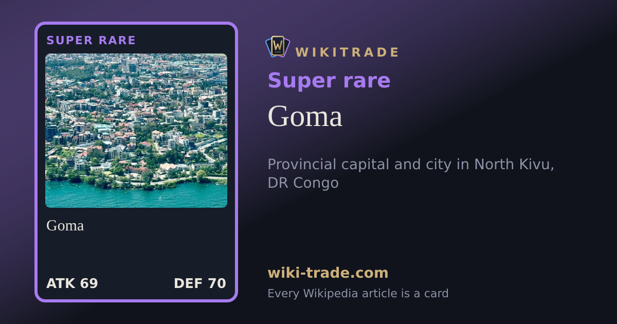 Goma — Super rare card