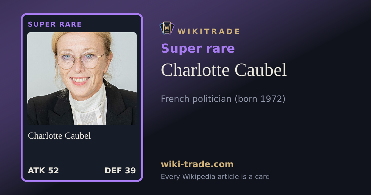 Charlotte Caubel — Super rare card