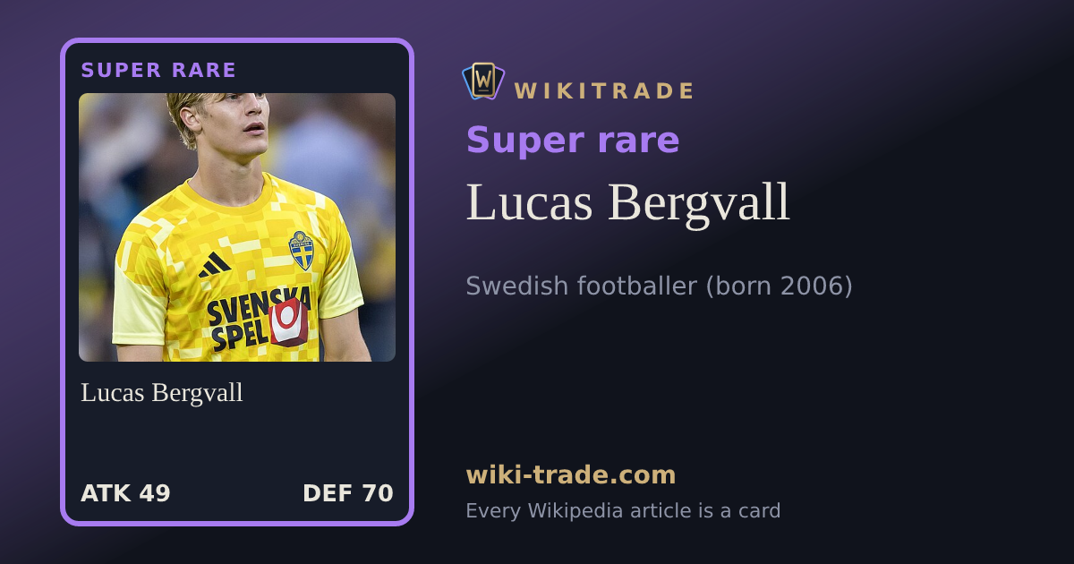 Lucas Bergvall — Super rare card