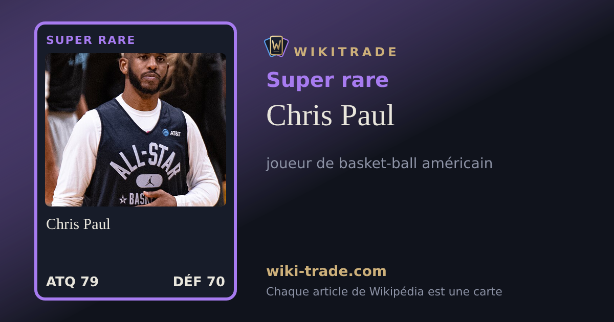 Chris Paul — carte Super rare
