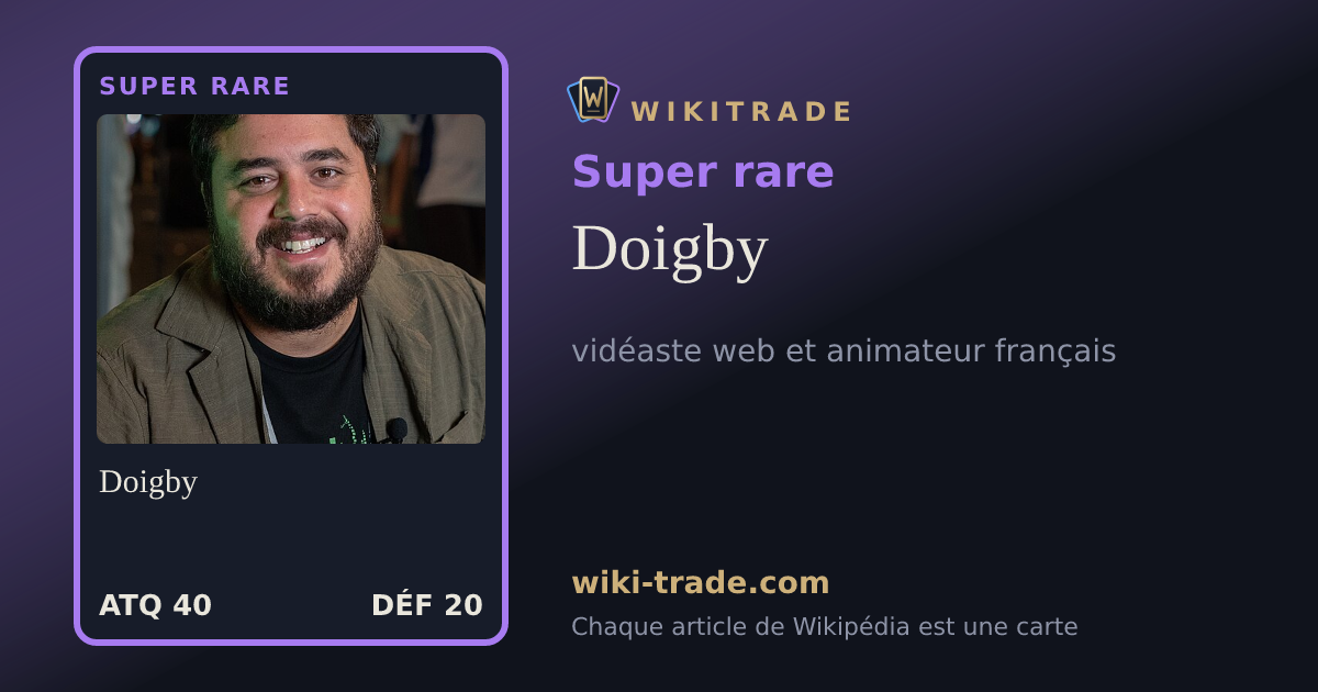 Doigby — carte Super rare