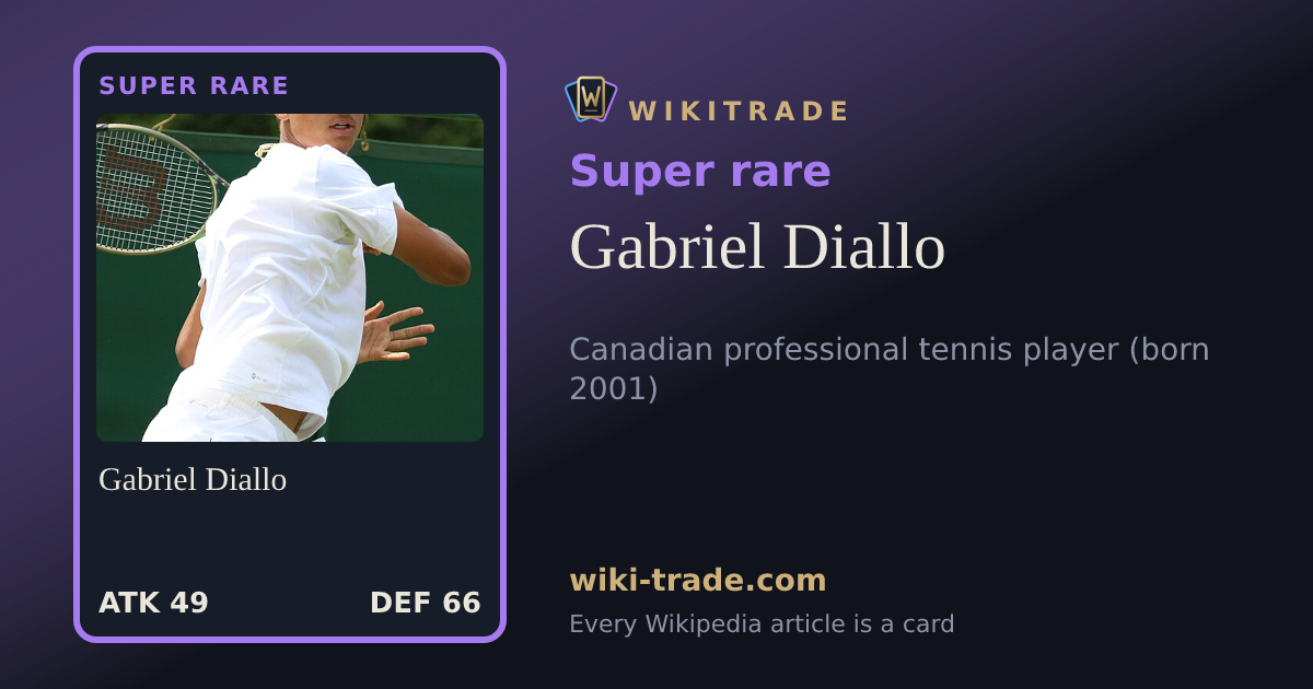 Gabriel Diallo — Super rare card