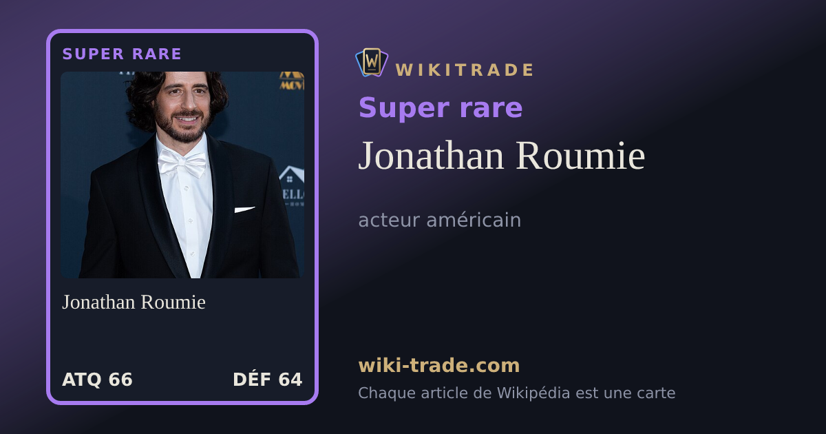 Jonathan Roumie — carte Super rare