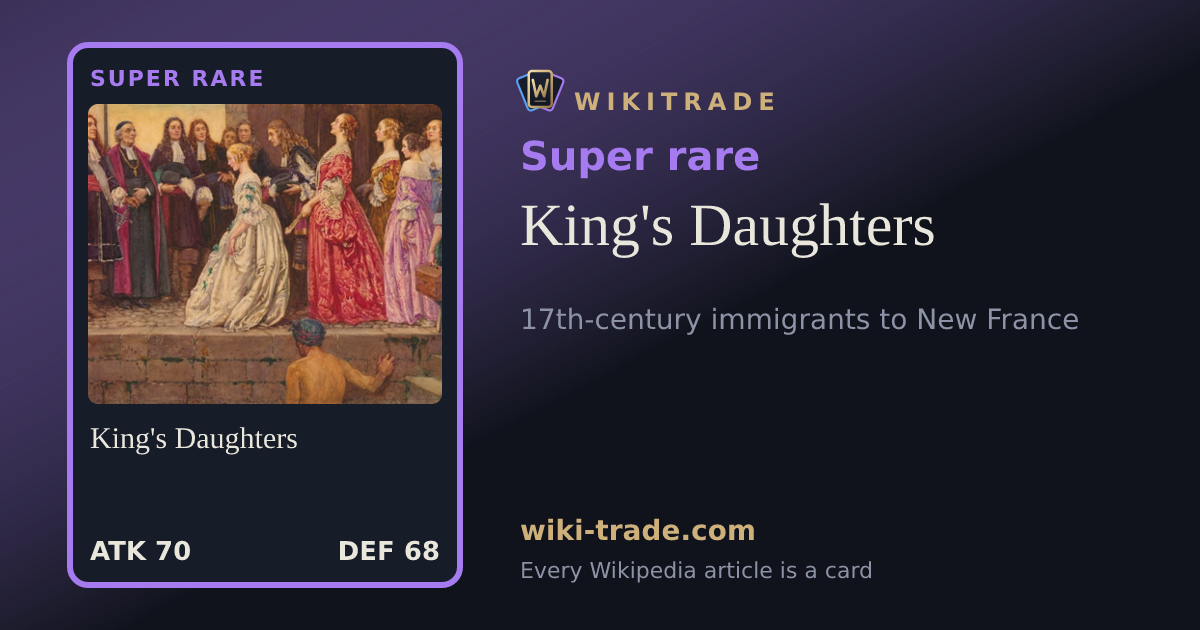 King's Daughters — Super rare card