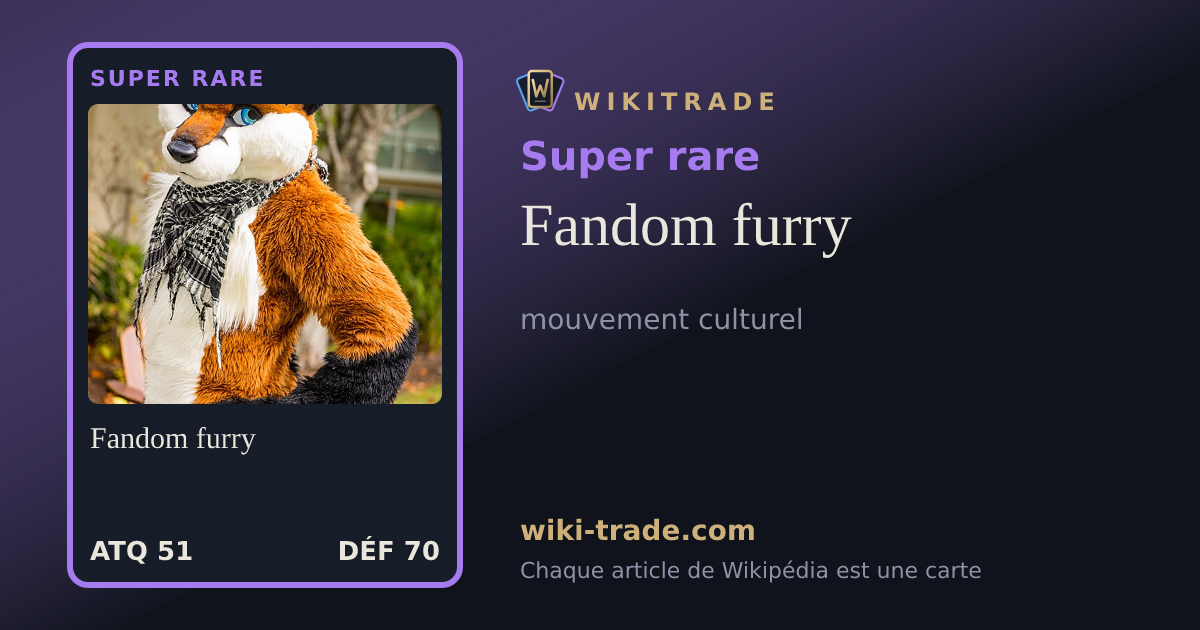Fandom furry — carte Super rare