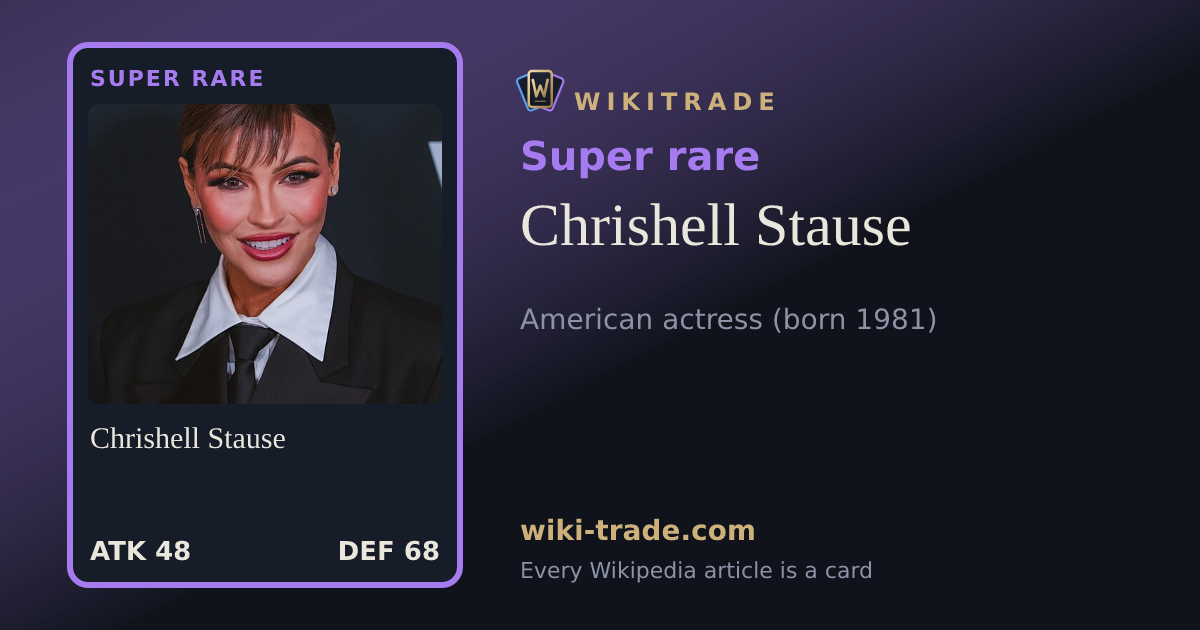 Chrishell Stause — Super rare card