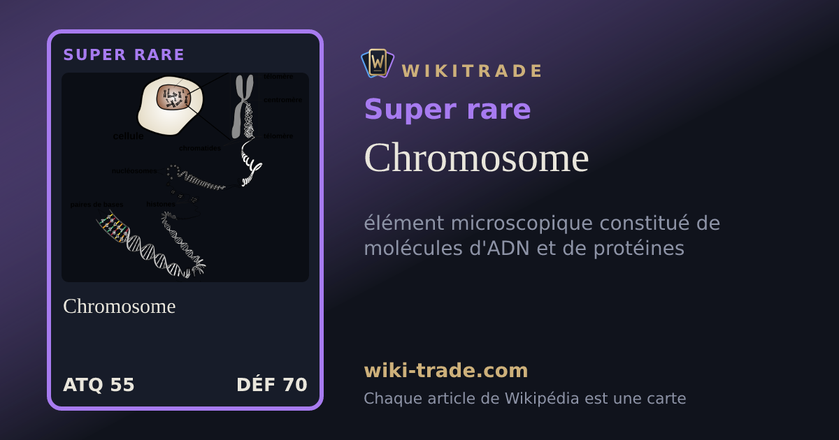 Chromosome — carte Super rare