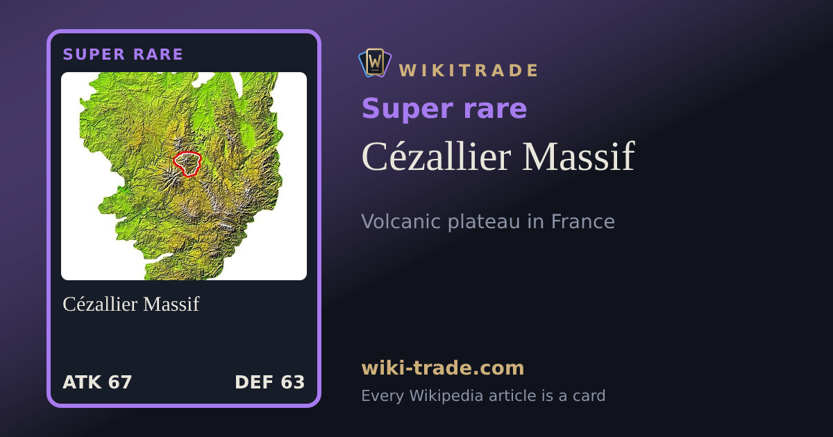 Cézallier Massif — Super rare card
