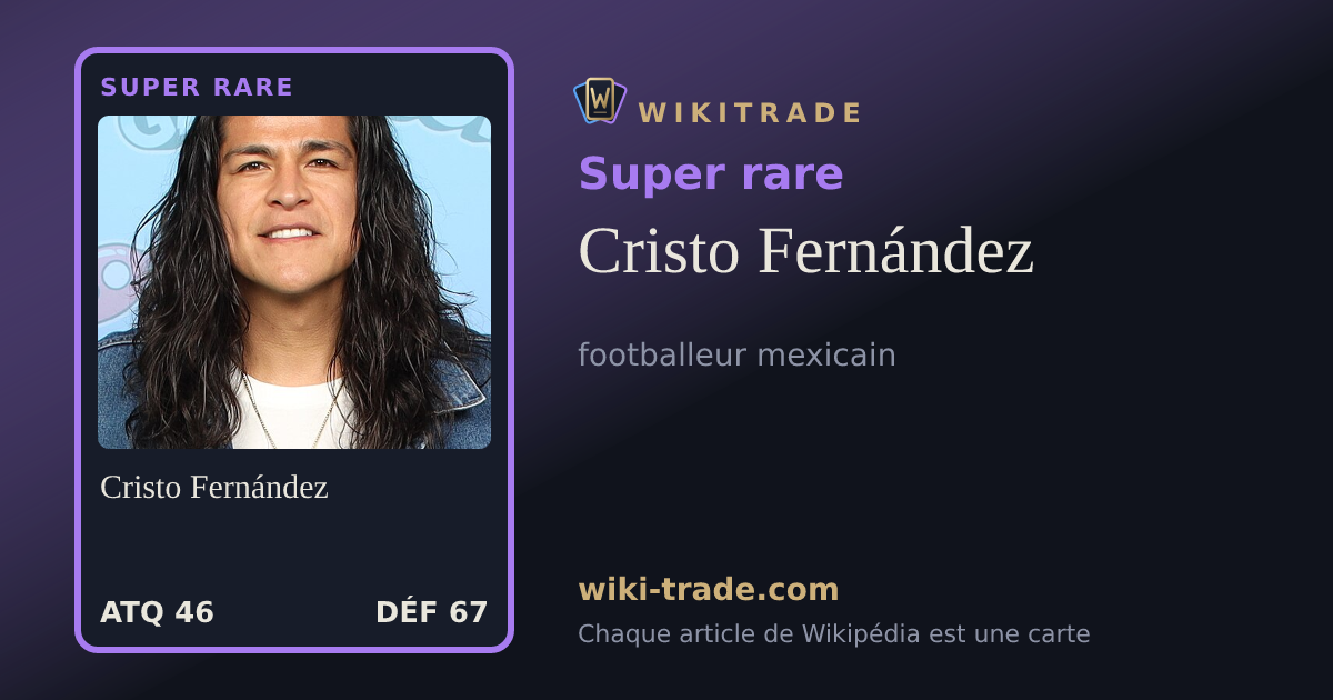 Cristo Fernández — carte Super rare