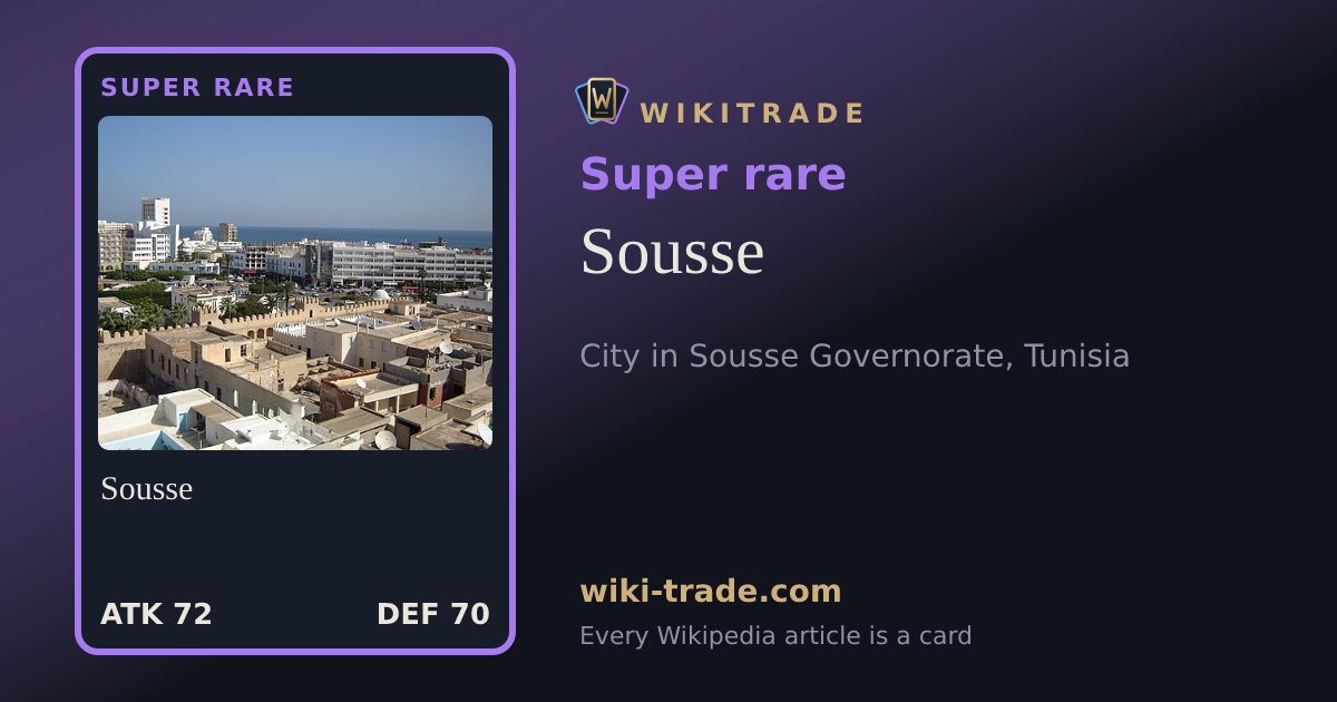 Sousse — Super rare card